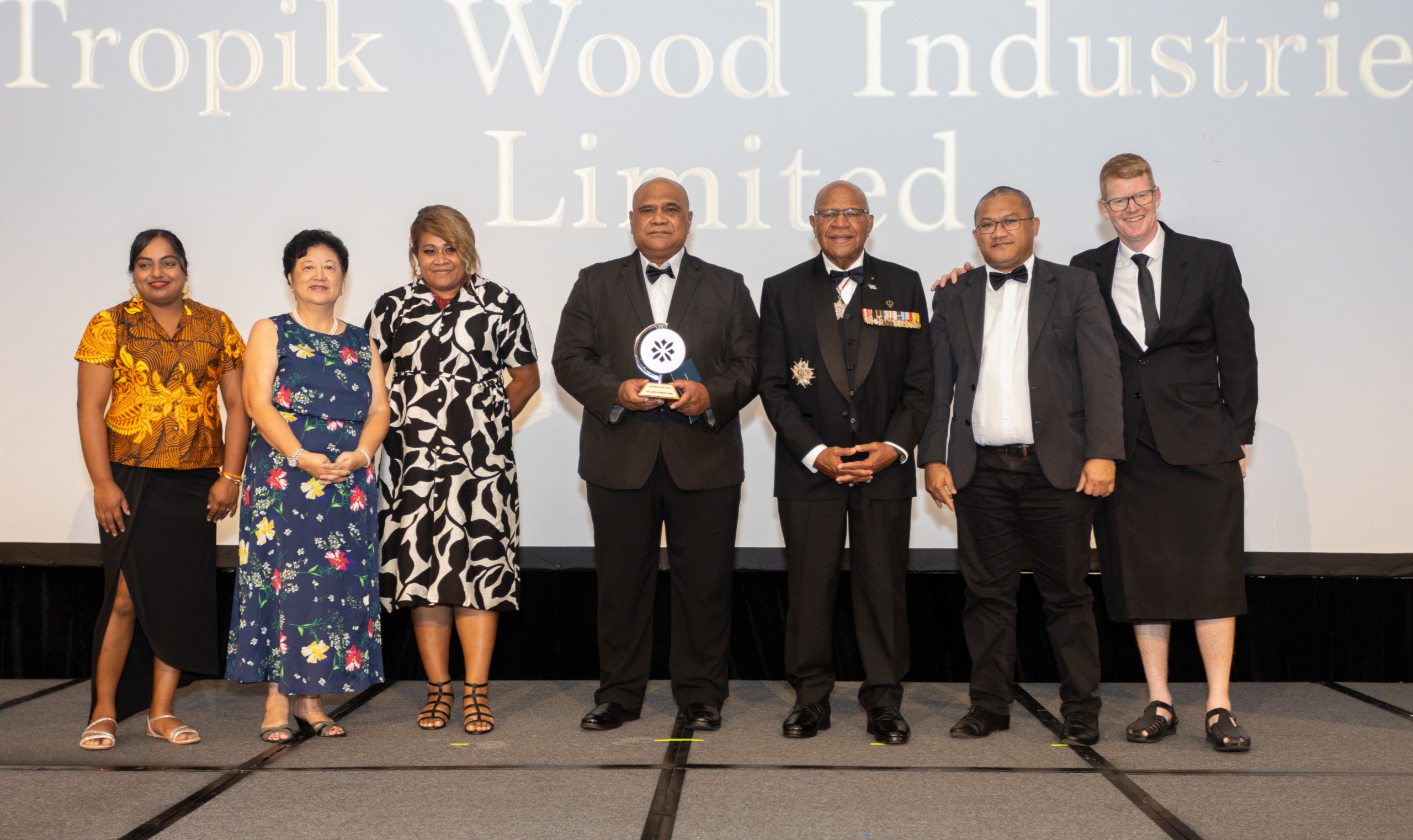 Tropic Wood Industries recognized for contribution in Forestry.